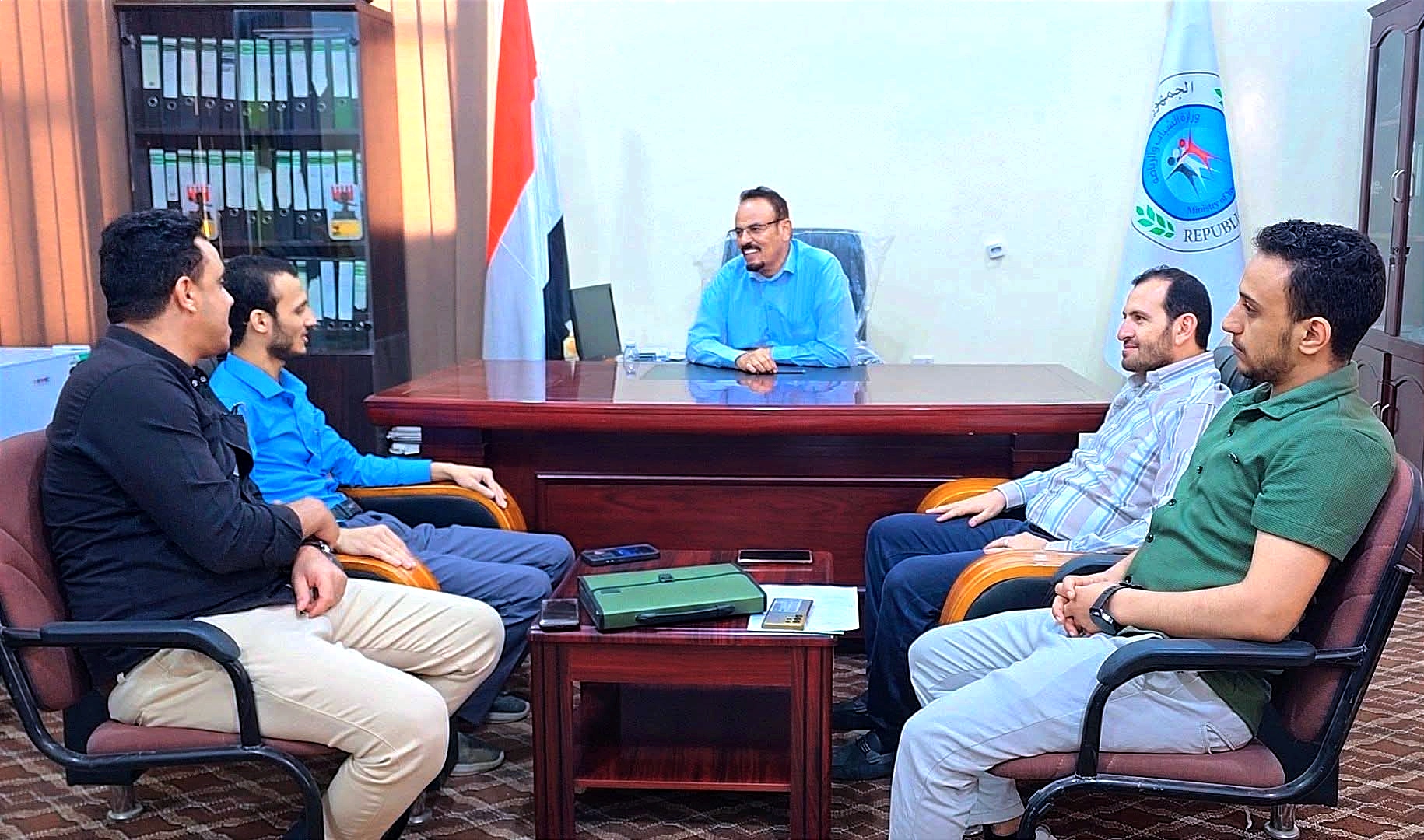 لقاء المنتدى السياسي العربي بمكتب الشباب والرياضة-مأرب